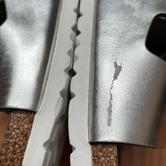 NWT Birkenstock Metallic Arizona Sandal - Picture 3 of 5